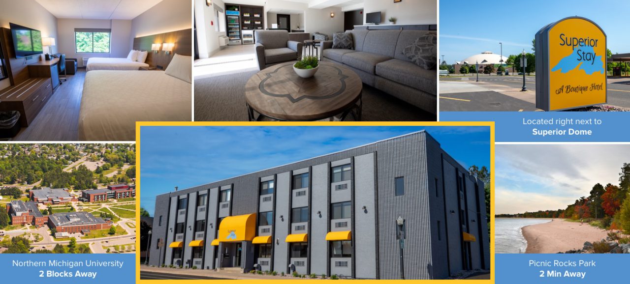 Superior Stay Hotel Brand New Boutique Hotel in Marquette, Michigan