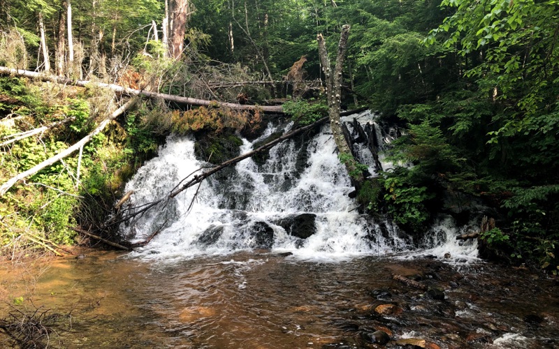 Waterfalls in Marquette near Superior Stay Hotel