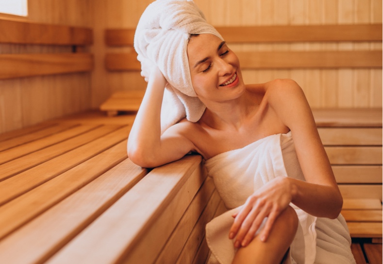 experience sauna at superior stay hotel